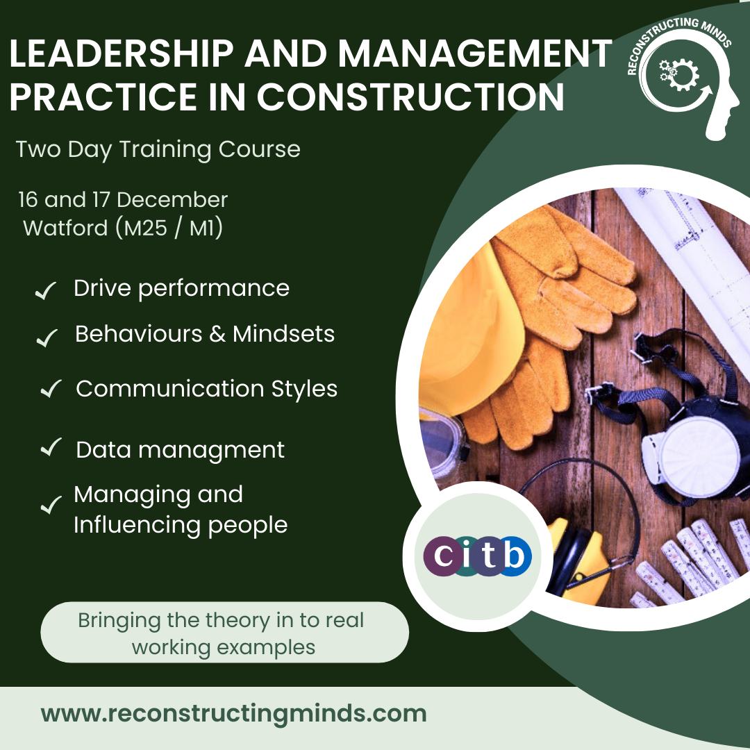 Leadership and Management Practice in Construction (CITB Approved)