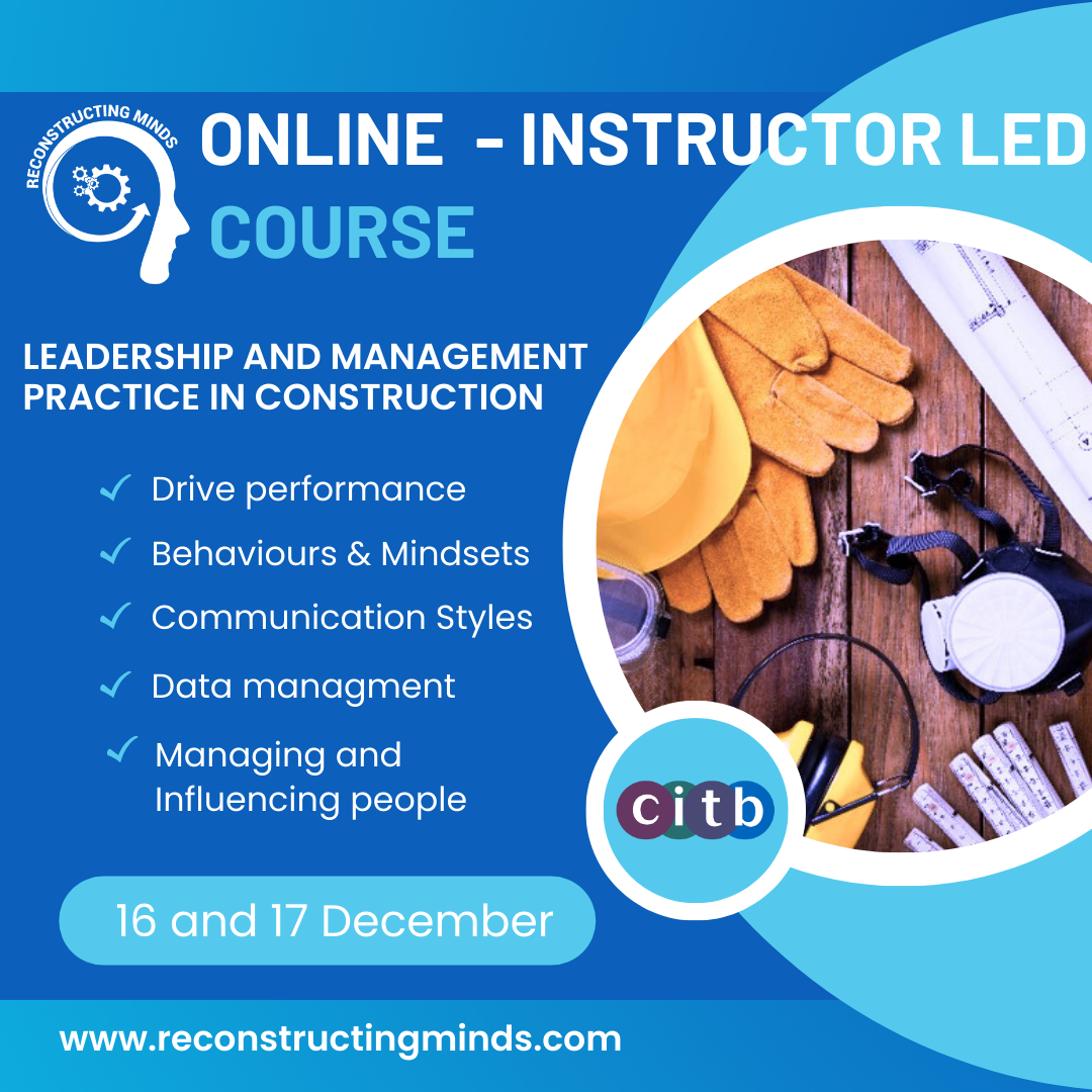 Leadership and Management Practice in Construction (Online Instructor -Led)