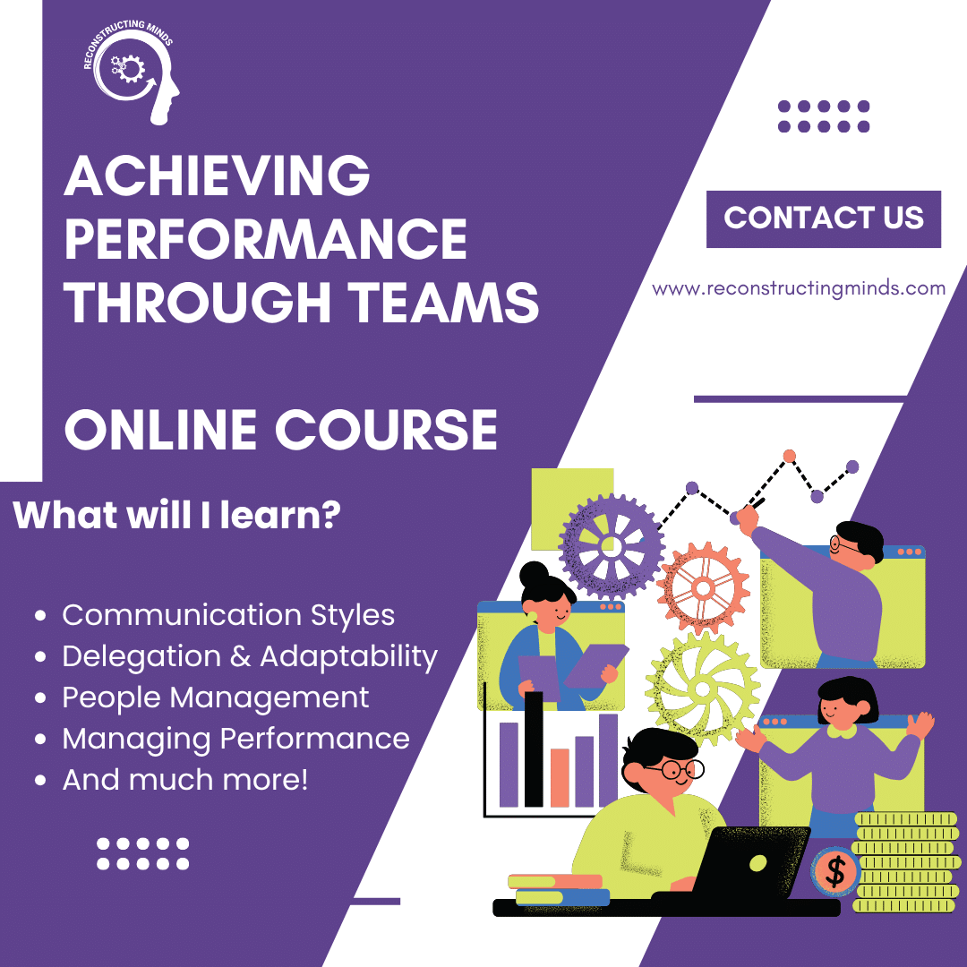 Instructor Led Online – Achieving Performance Through People 15 and 16 October